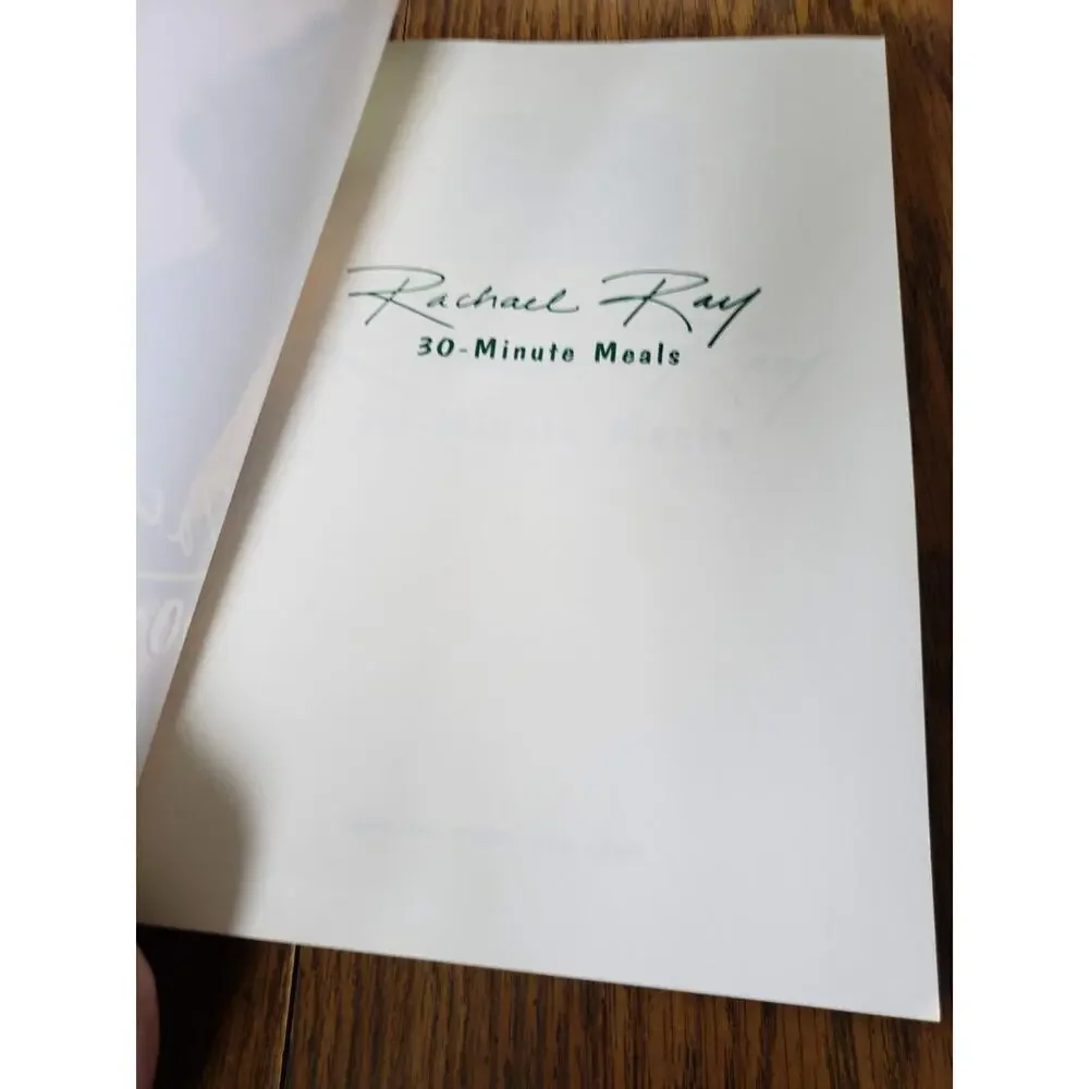 Rachael Ray 30-Minute Meals Books One and Two Lot